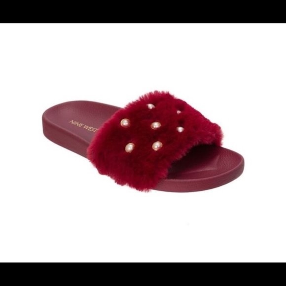 Nine West Shoes - Nine West Womens Caberet Sheslides Slippers Sz M